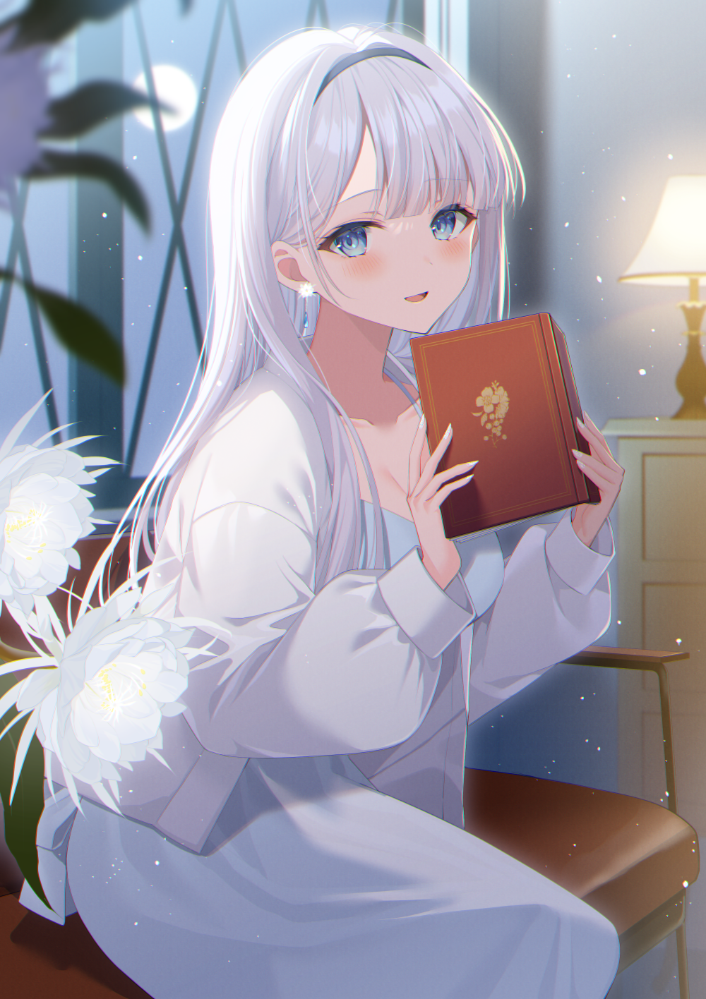 今夜月色真美~ | 月下女孩美图