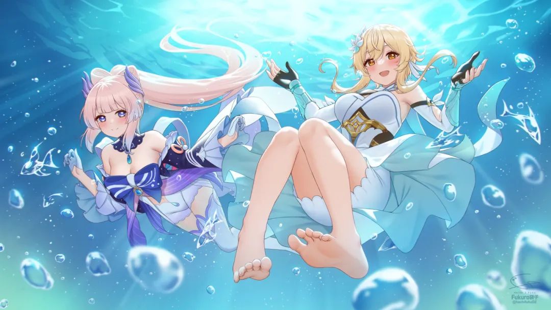 原神水属性角色:优雅,永不过时~| 原神水系角色壁纸合辑