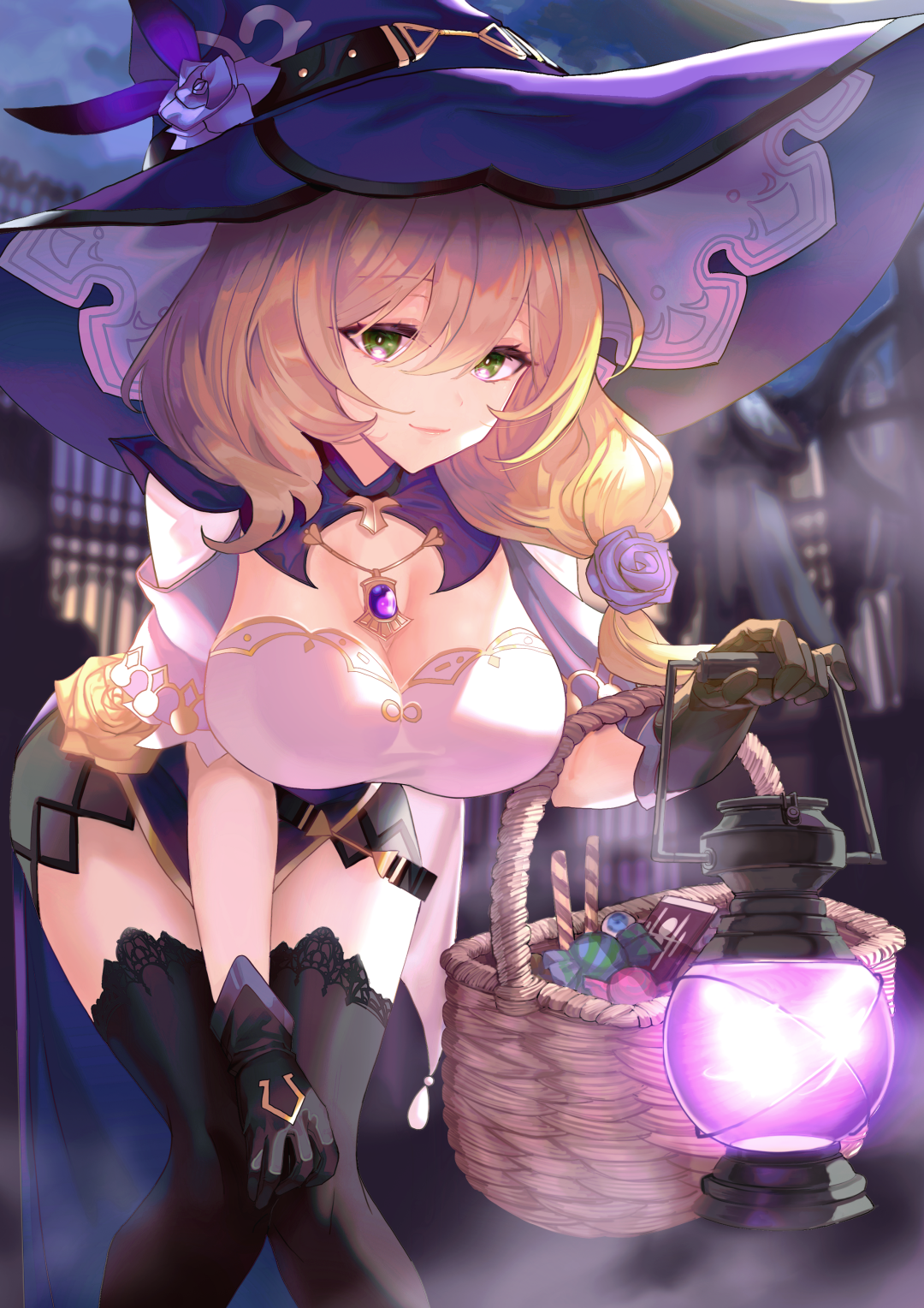 微胖yyds~喜欢这样优雅又腹黑的黑丝魔女大姐姐吗? |《原神》丽莎美图合辑
