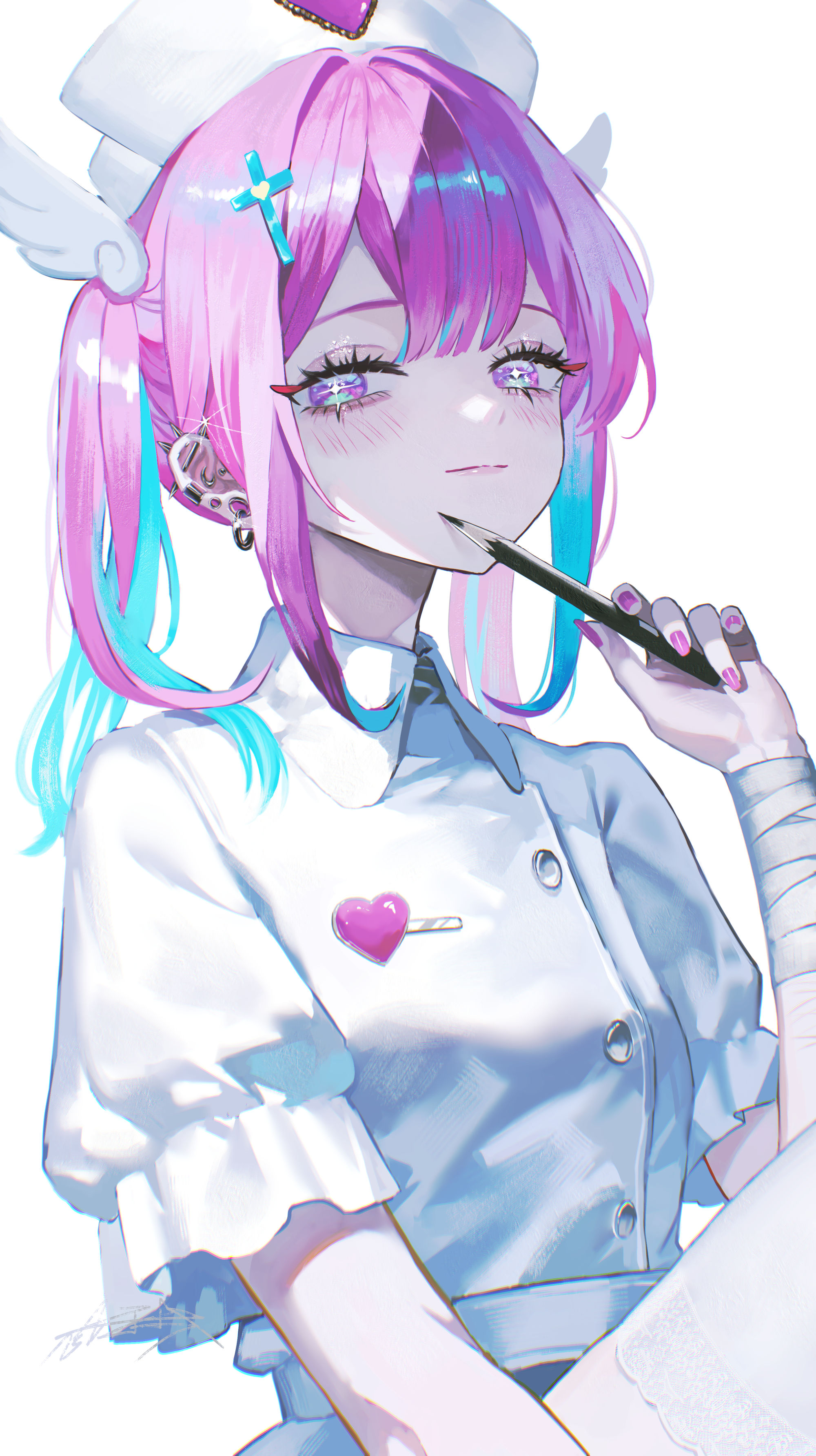 护士女孩美图:维特儿~来杯葡萄糖少冰三分糖~