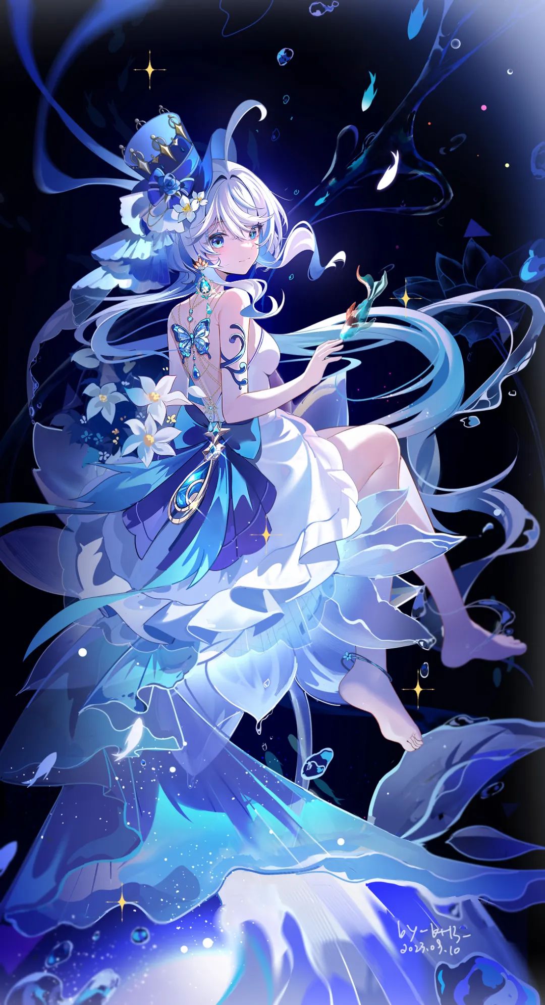 原神芙宁娜美图:爱吃甜食的傲娇“屑水神”,真的越看越可爱捏~