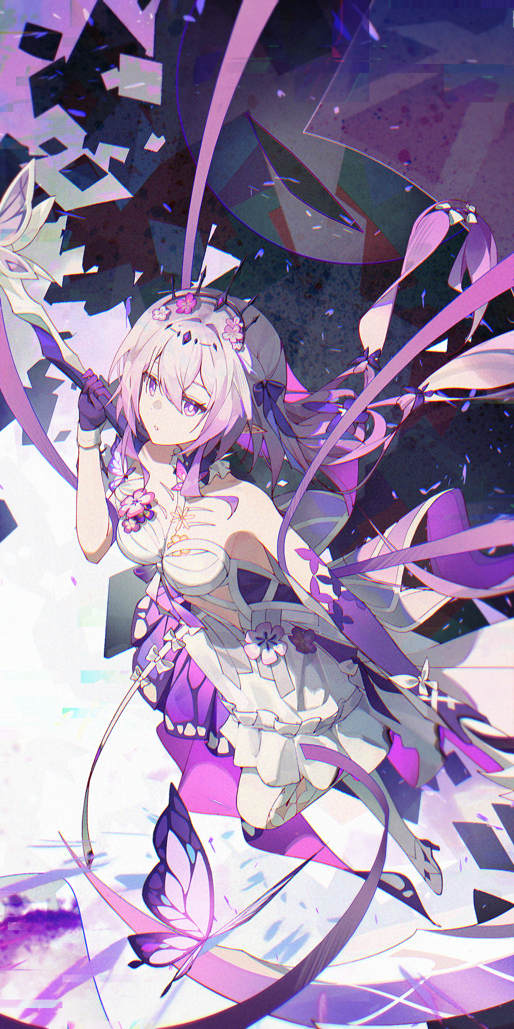 星穹铁道遐蝶美图:忧郁美人小蝶宝!死荫侍女召紫龙!