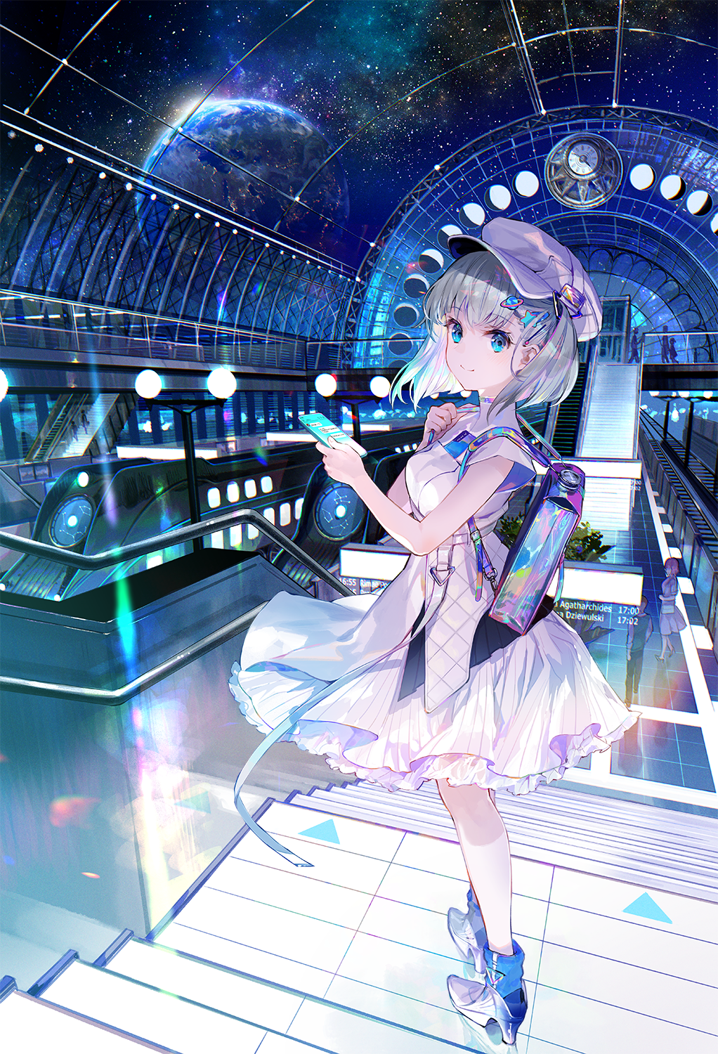 今夜月色真美~ | 月下女孩美图