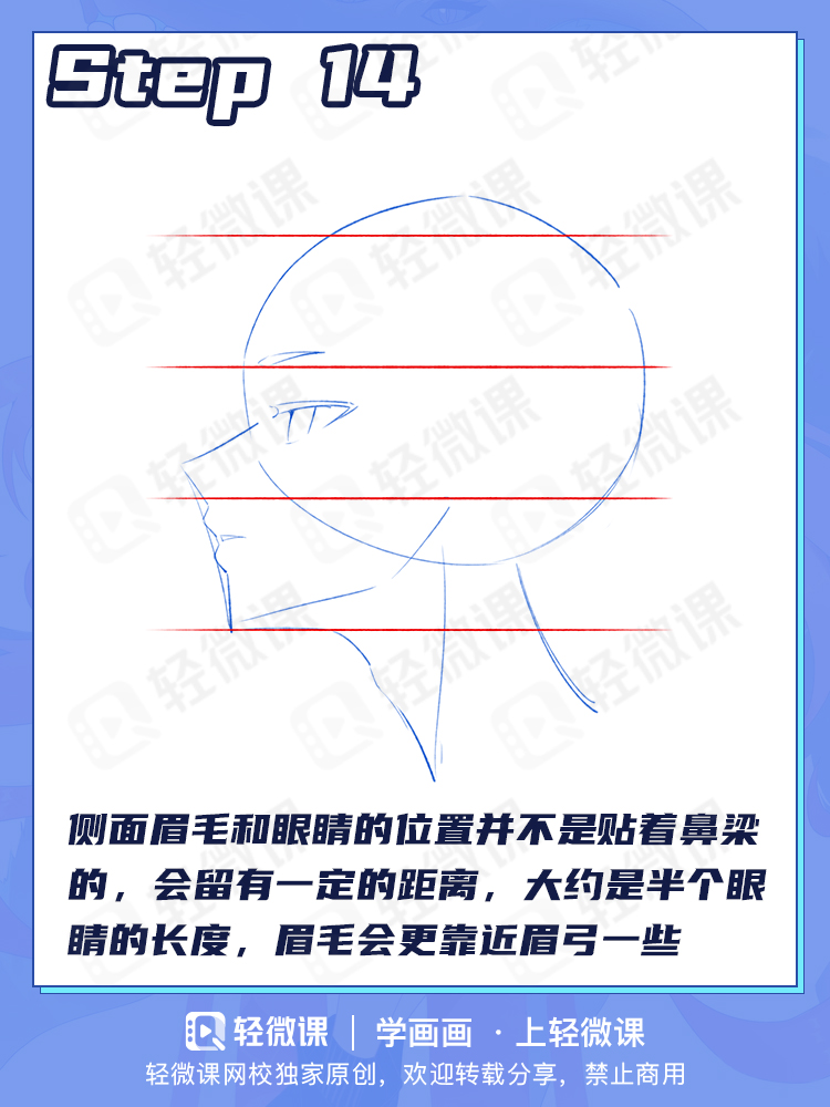 不同的表情该怎么画?画画必学的五官画法!