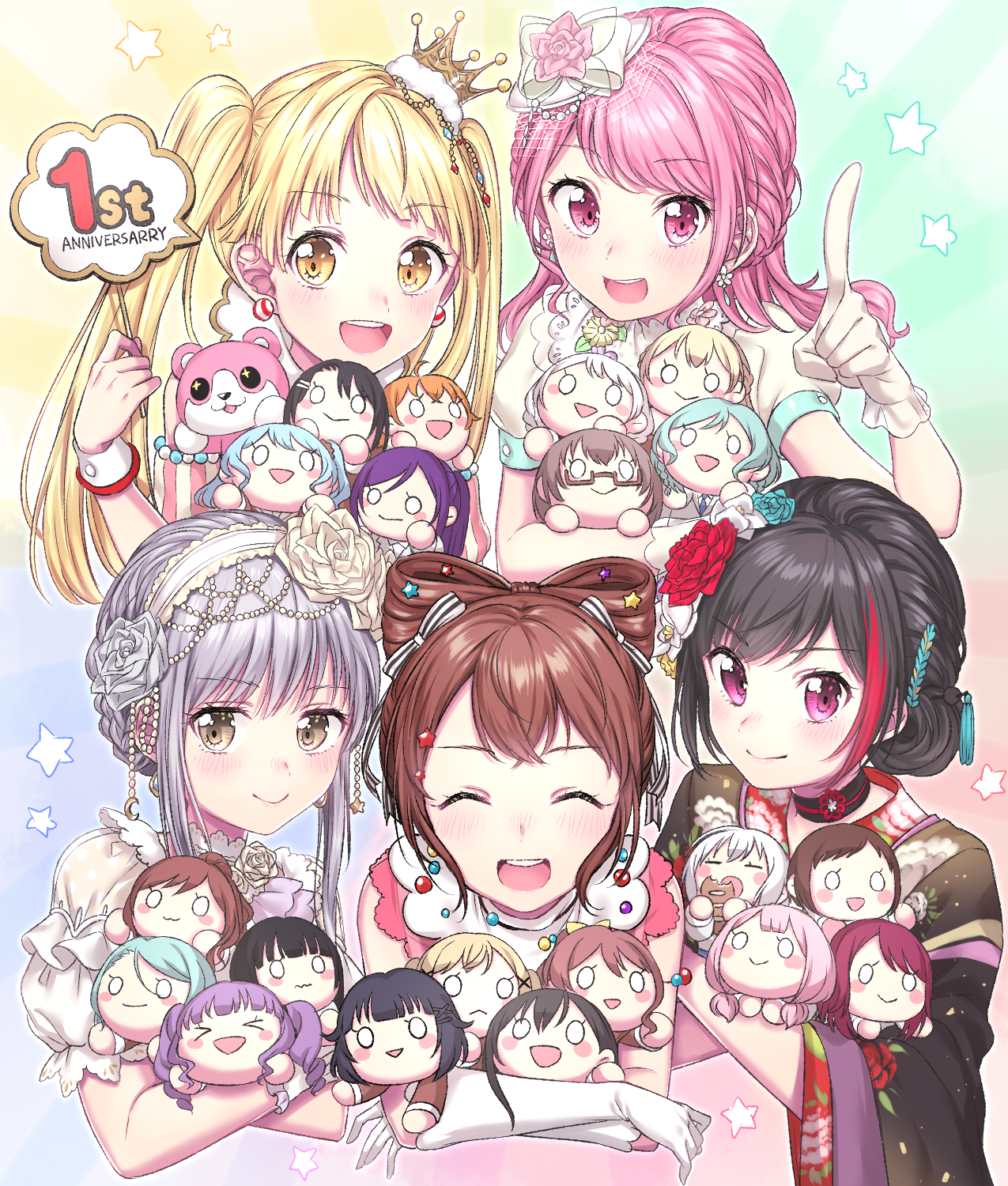 BanG Dream!美图:高傲丰川祥子、帅气美竹兰、可爱弦卷心……一起来组少女乐队吧!