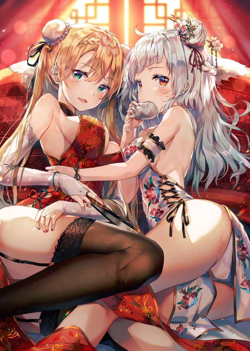 今天就先浅浅的磕一下女孩子的cp吧 |二次元少女壁纸合辑