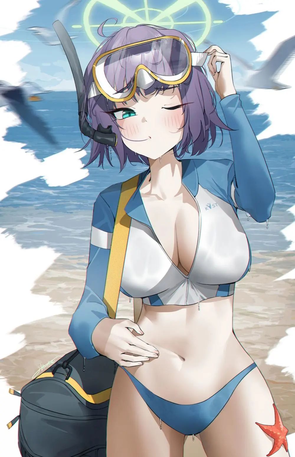 这么开放?玩湿身诱惑吗?| 触站画师作品精选【8月第1期】