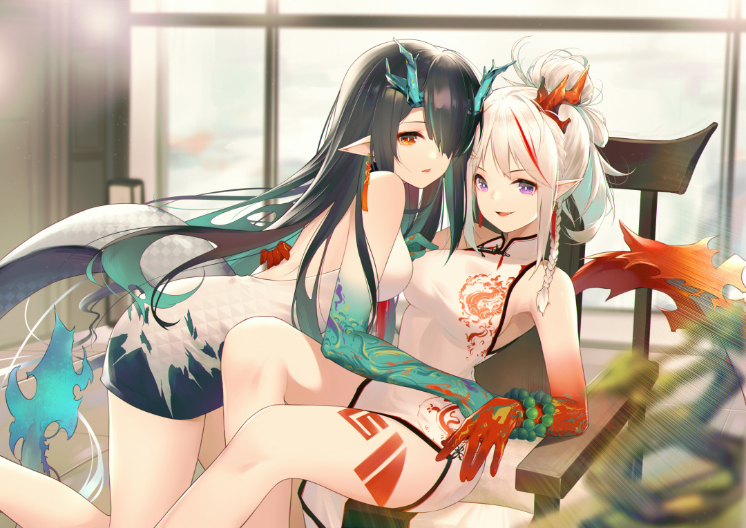 在博士面前能变得如此娇羞的人,估计只有夕了吧!!!《明日方舟》夕绝美壁纸特辑