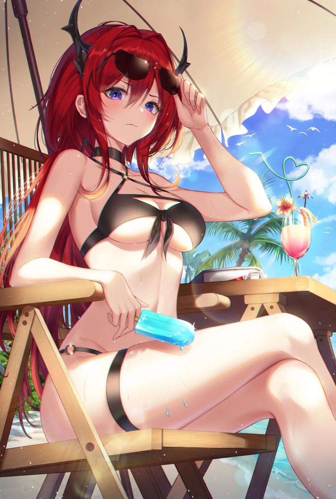 往哪看呐~姐姐够性感吗? | 二次元泳装性感美女图集