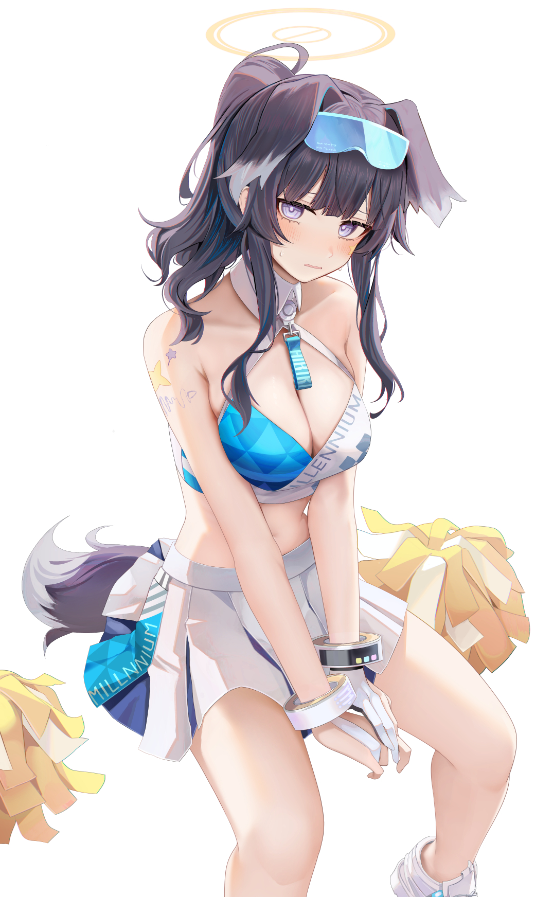 哇哦~啦啦队里的姐姐裙子都那么短的吗? |《碧蓝档案》猫冢响美图合集
