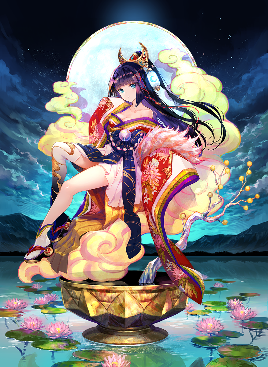 今夜月色真美~ | 月下女孩美图