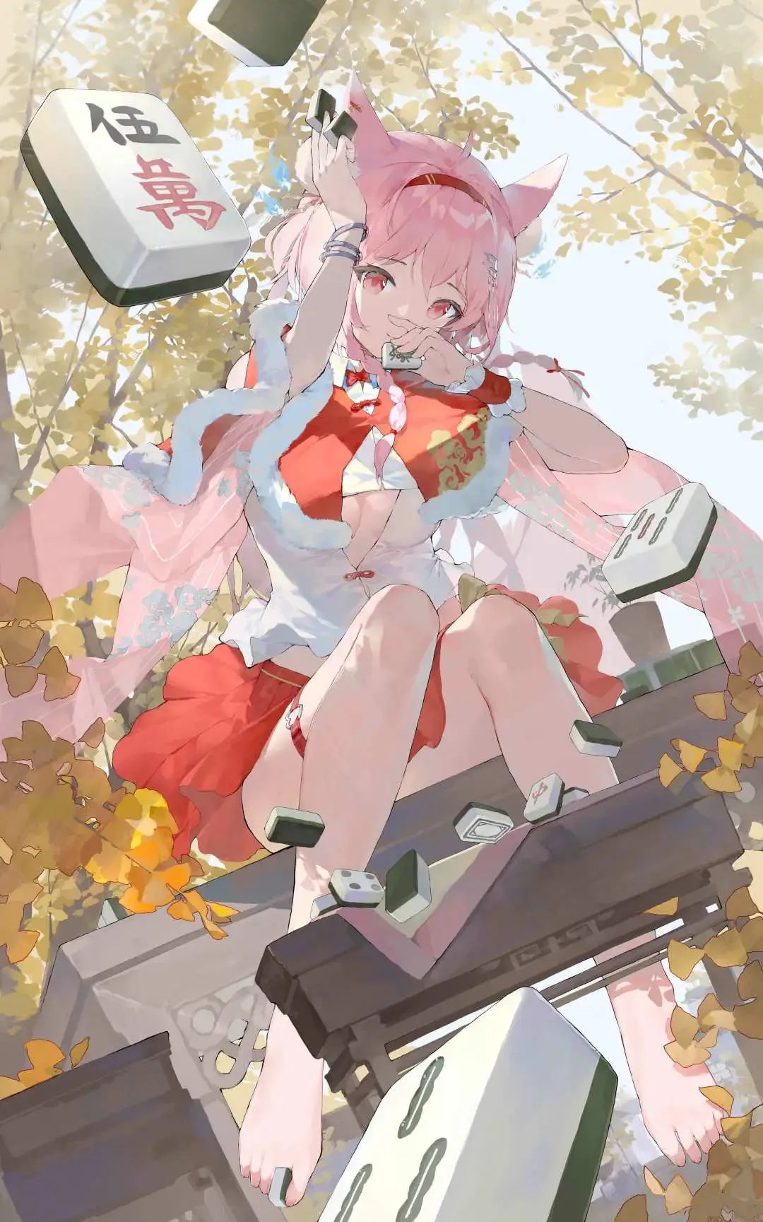 纯欲风壁纸冲击~姐姐的身材泰裤辣! | 【Pixiv】人气榜单6月第1期