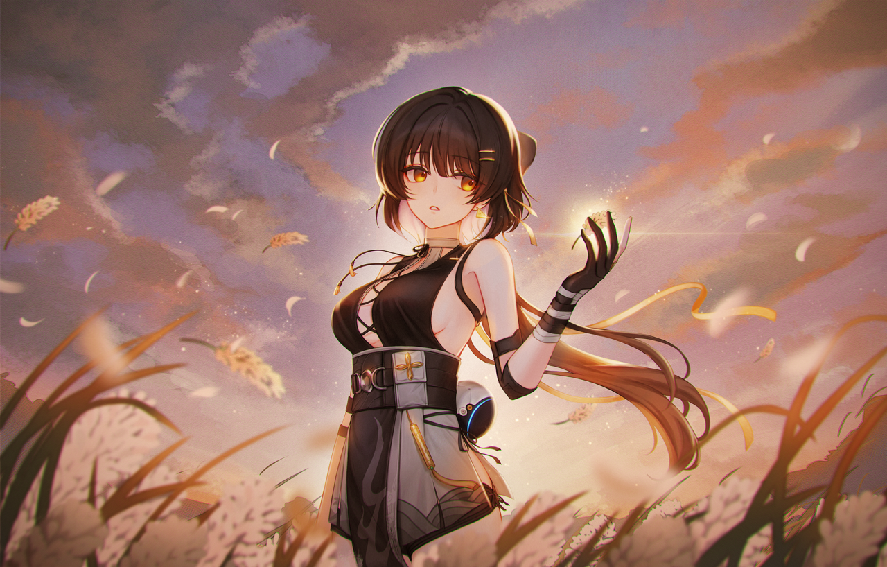 鸣潮女漂泊者美图:你有这么美丽性感的主角进入无音区……