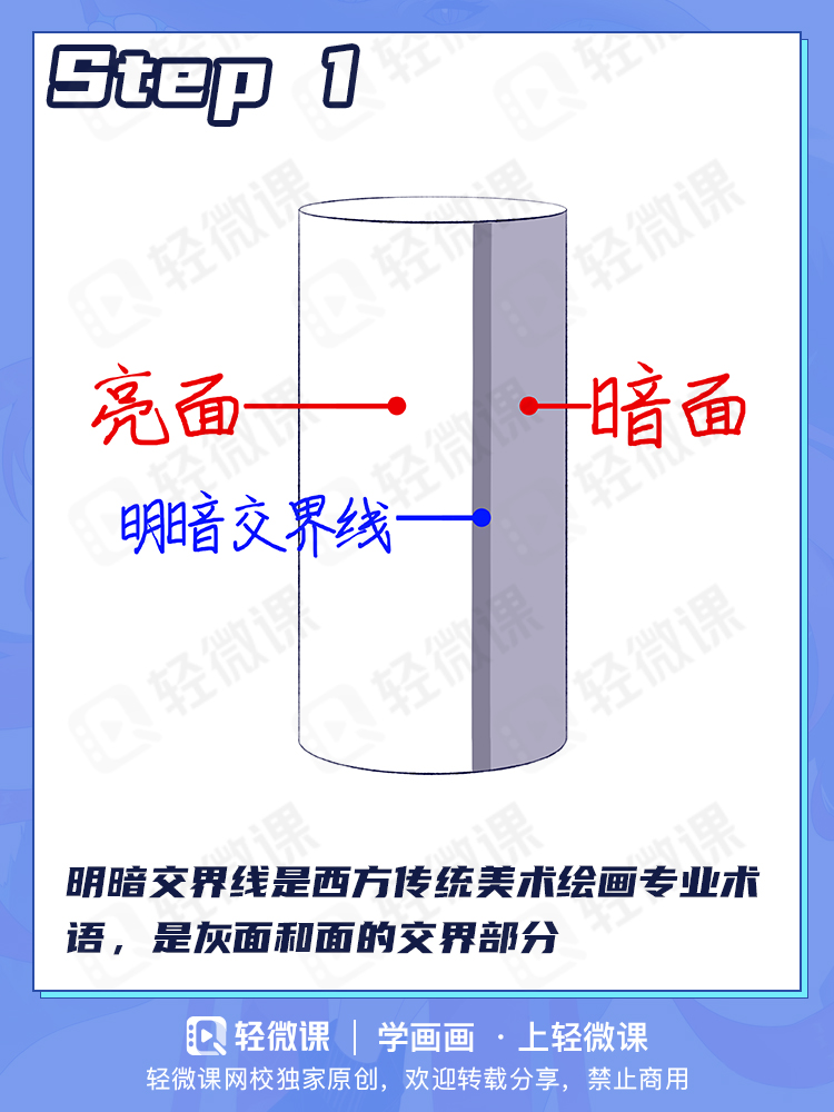 怎么让美少女变得更立体?二分阴影怎么画?