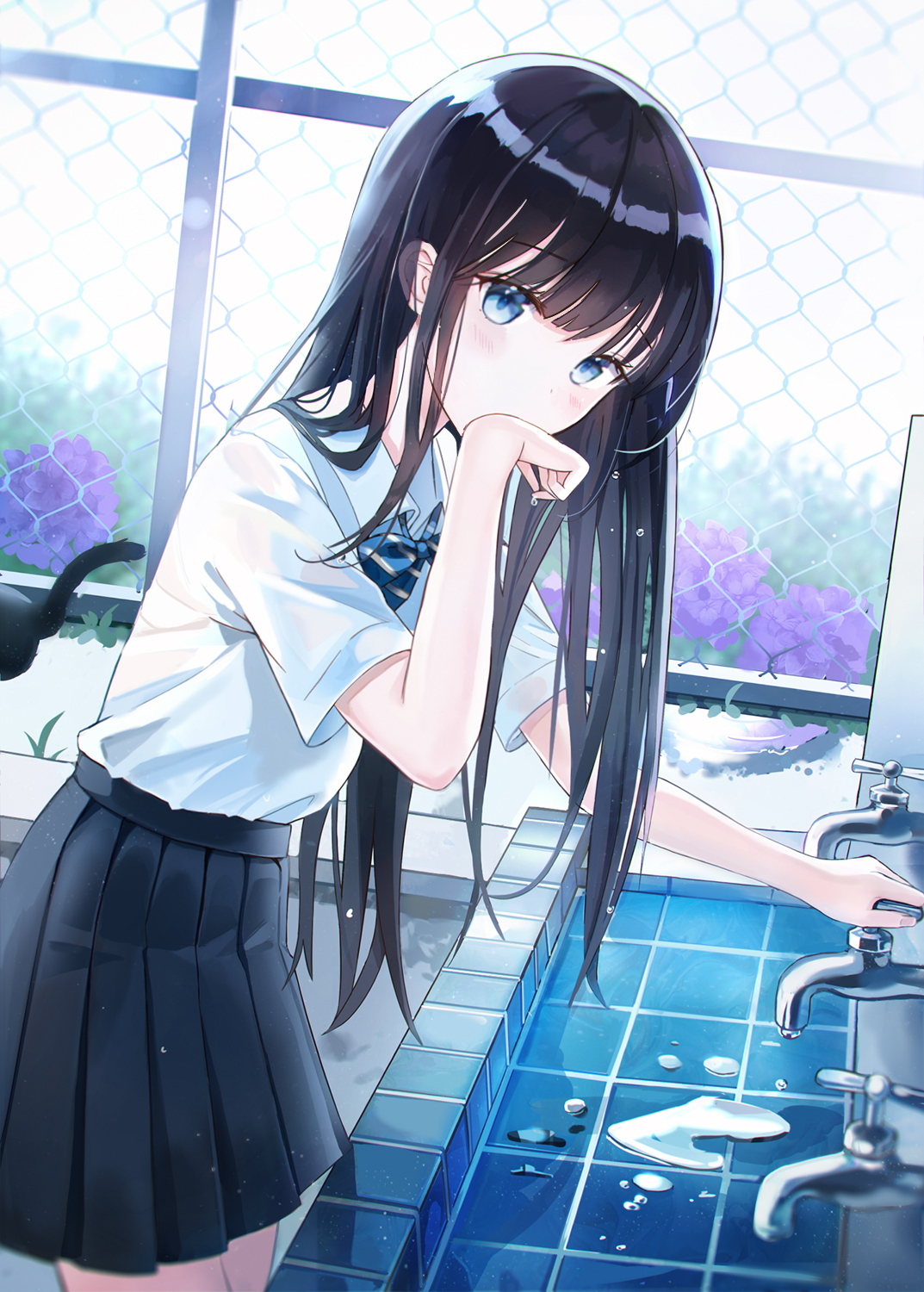 让人想狂摸一把的大腿,身材太好了! |制服少女绝美壁纸合辑
