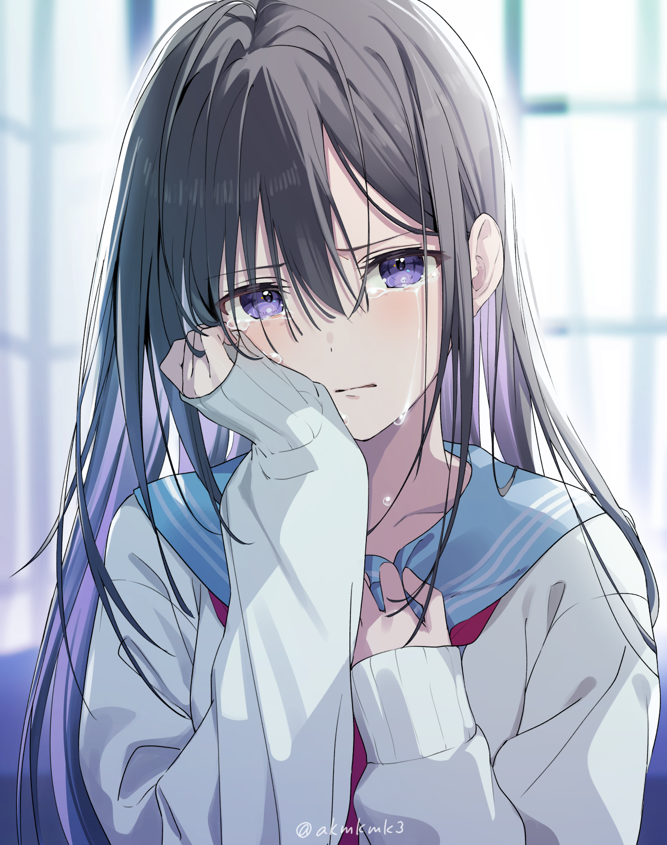 最正宗的清新风格,没人能逃得过的制服诱惑!!|水手服美图插画特辑