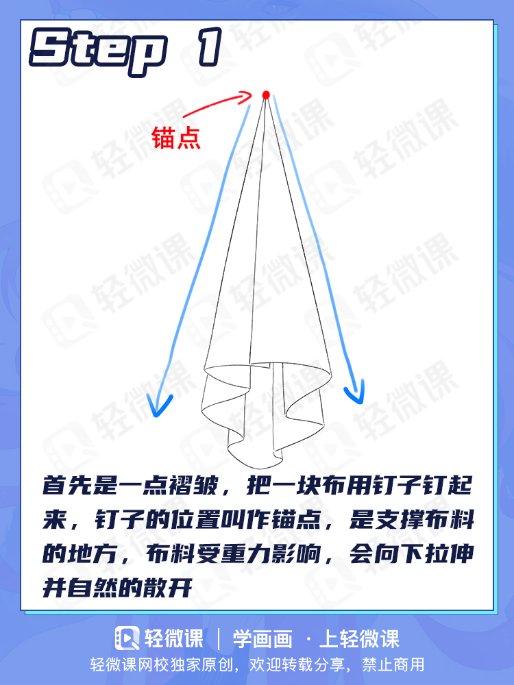 新手肯定画错的褶皱问题!轻松学会褶皱原理和方法!