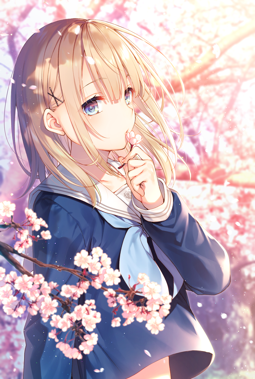 最正宗的清新风格,没人能逃得过的制服诱惑!!|水手服美图插画特辑