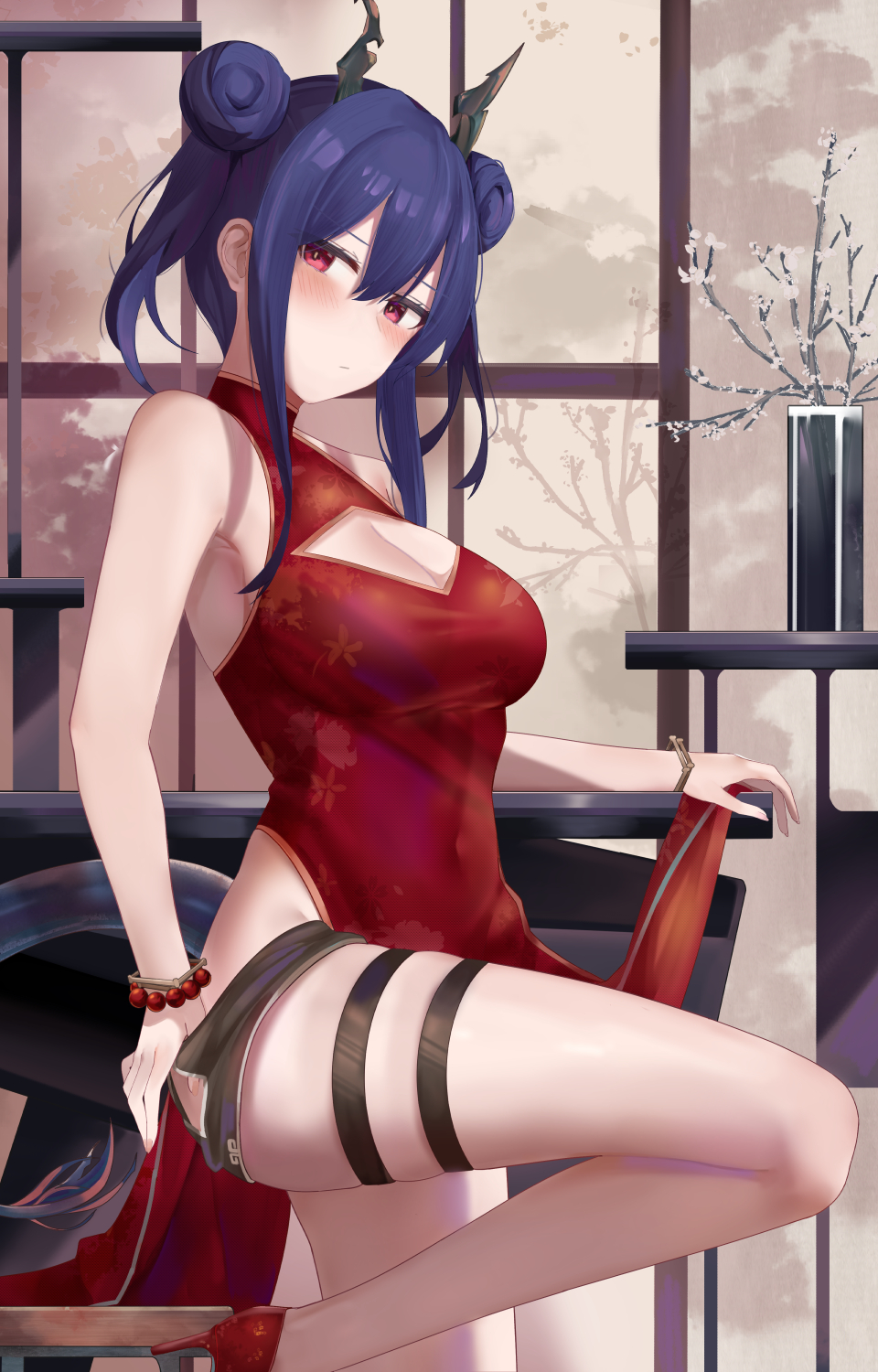 除夕福利图~旗袍高开叉才好看吗? | |旗袍少女美图合集 |旗袍少女美图合集