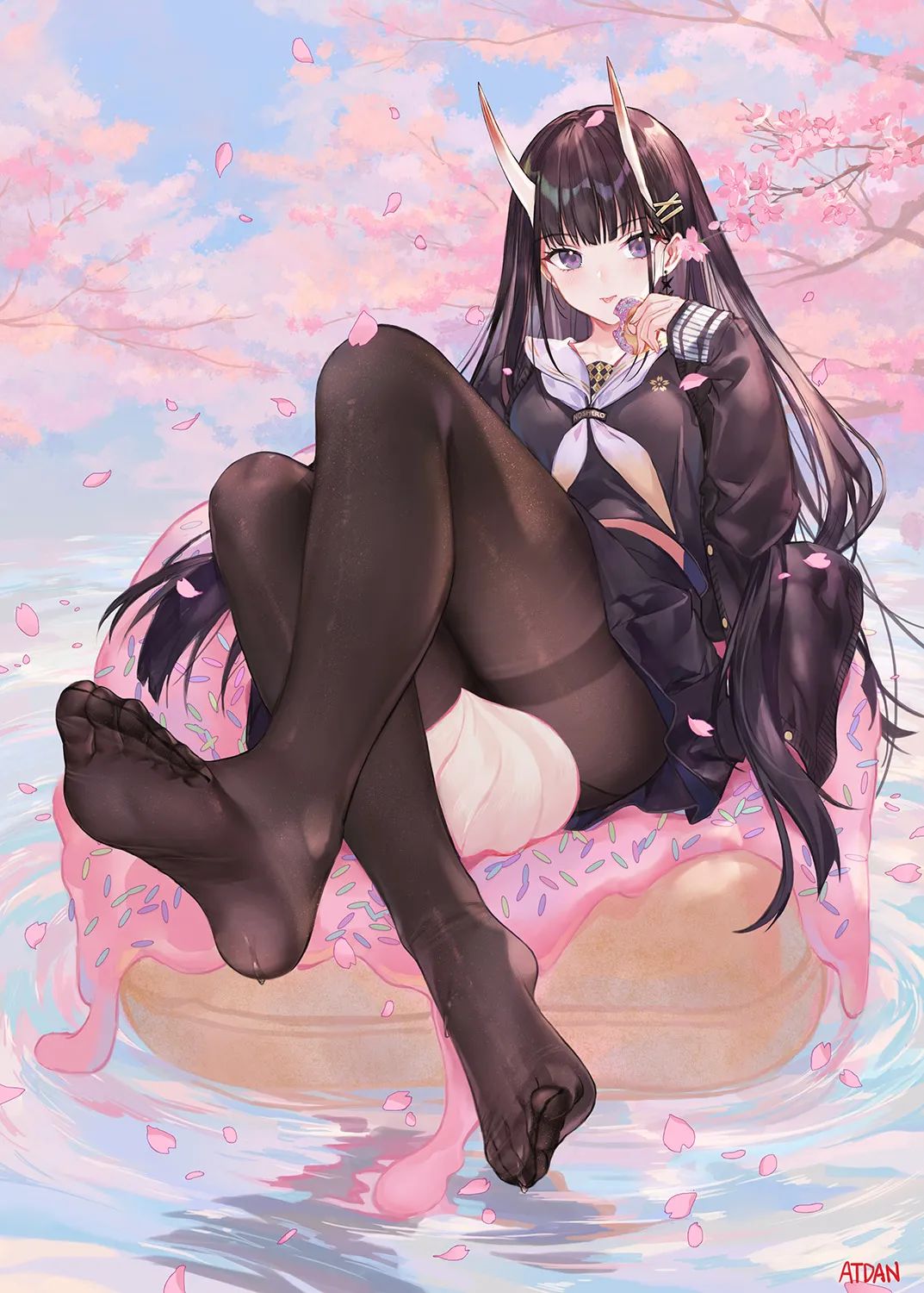二次元女生玉足、黑丝玉足…来拿吧! 【Pixiv】人气榜6月第2期