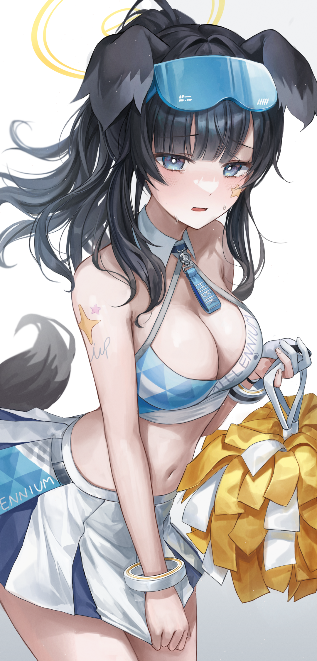 哇哦~啦啦队里的姐姐裙子都那么短的吗? |《碧蓝档案》猫冢响美图合集