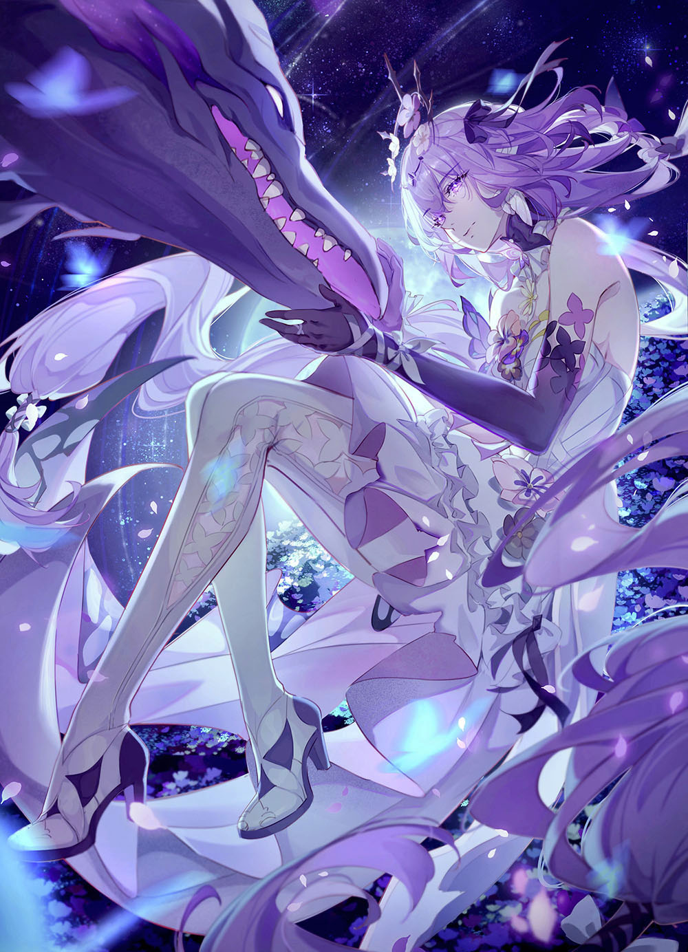 星穹铁道遐蝶美图:快来和你“蝶”一起看花海~