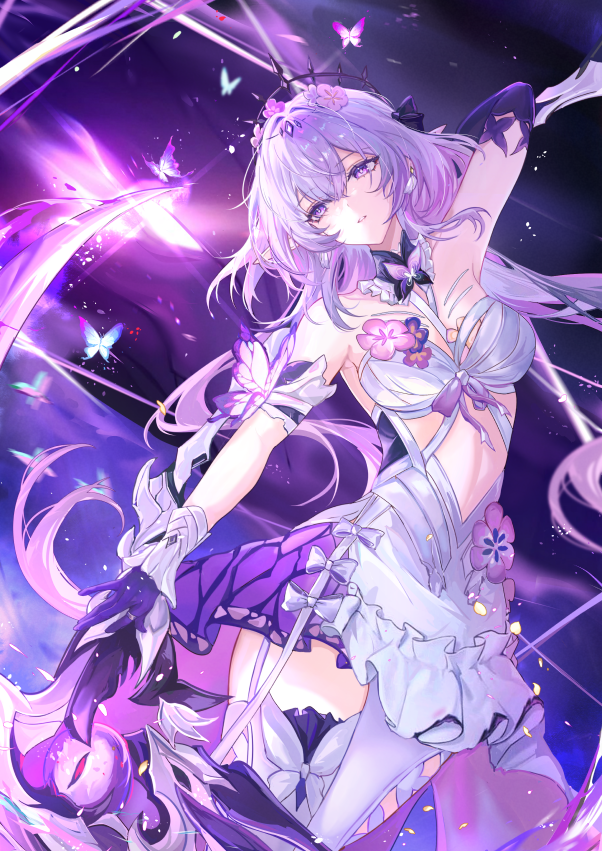 星穹铁道遐蝶美图:快来和你“蝶”一起看花海~