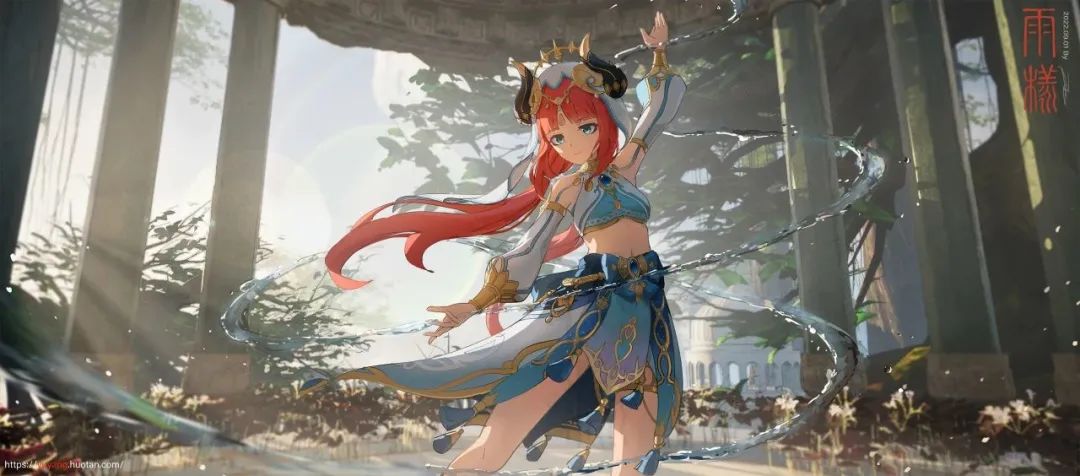妮露光脚美图:妮露对你使用了一次魅惑~| 原神妮露高清壁纸特辑