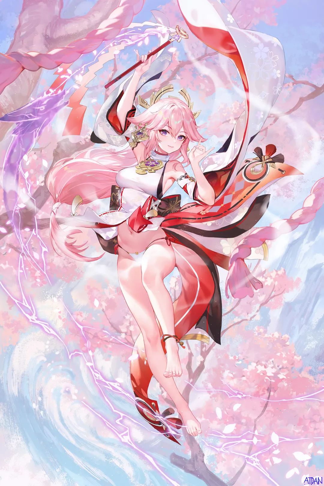 狐狸姐姐好迷人~神子也太撩了吧 | 《原神》八重神子壁纸特辑