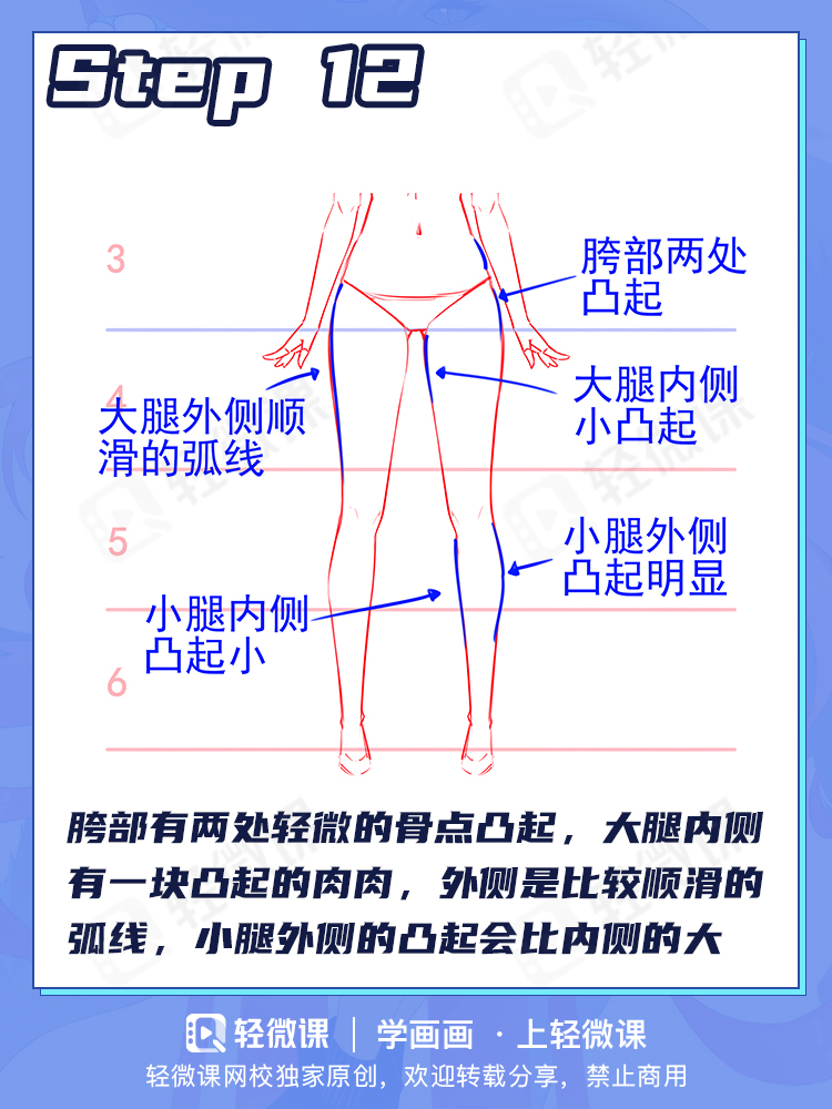 画画起稿总不准?教你一个万能人体画法!手残党必备!