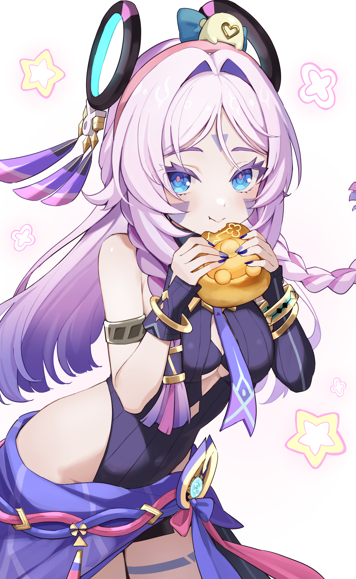 美甲女孩美图:喜欢我指甲的颜色吗?猜猜看是用什么染的?