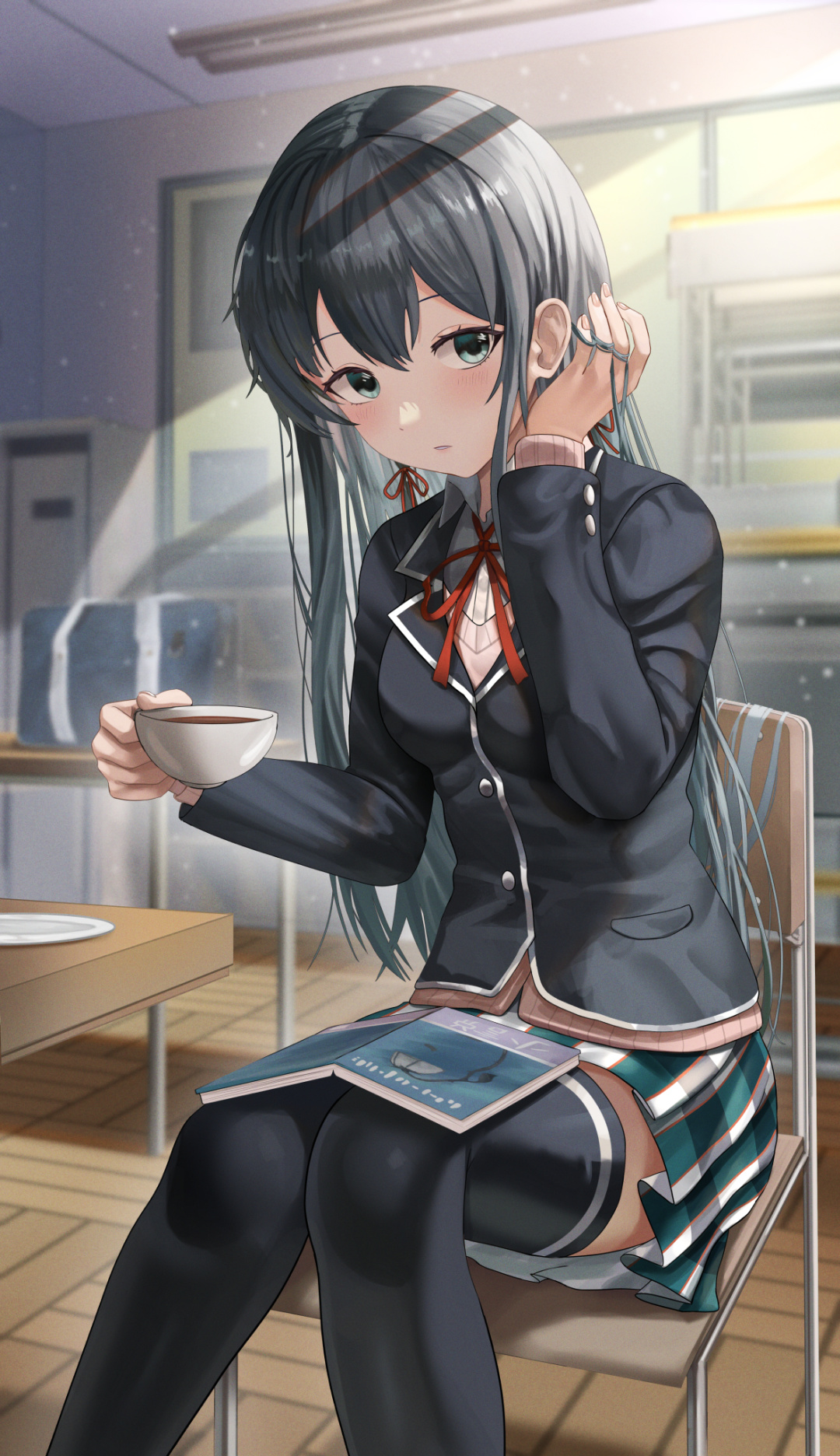 让人想狂摸一把的大腿,身材太好了! |制服少女绝美壁纸合辑
