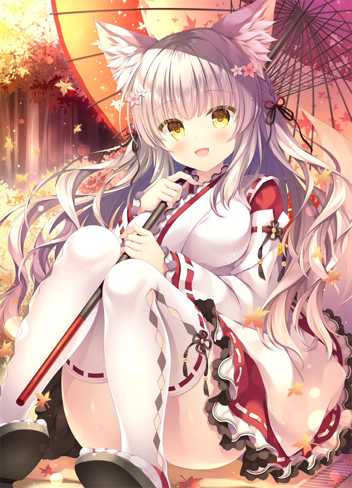 狐狸姐姐的巫女服好迷人! |巫女服绝美壁纸合集