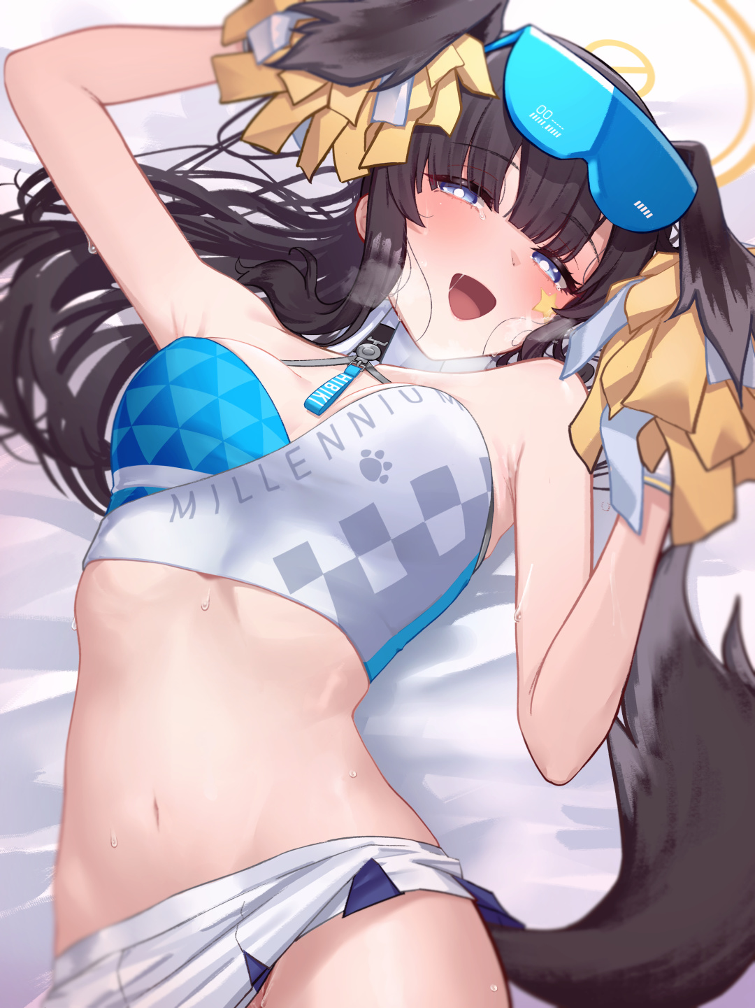 哇哦~啦啦队里的姐姐裙子都那么短的吗? |《碧蓝档案》猫冢响美图合集