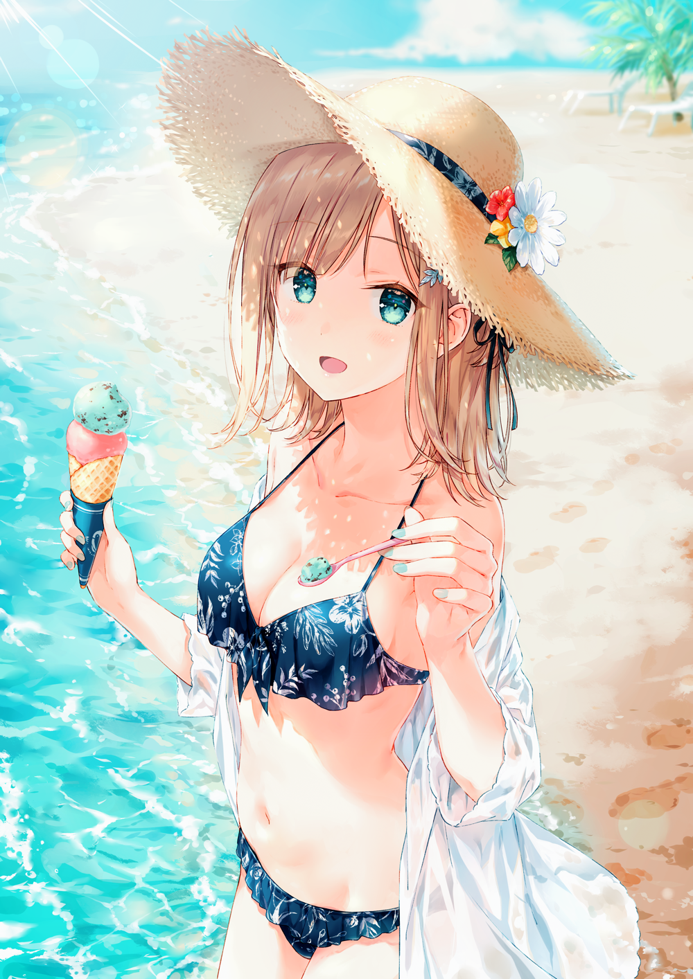 往哪看呐~姐姐够性感吗? | 二次元泳装性感美女图集