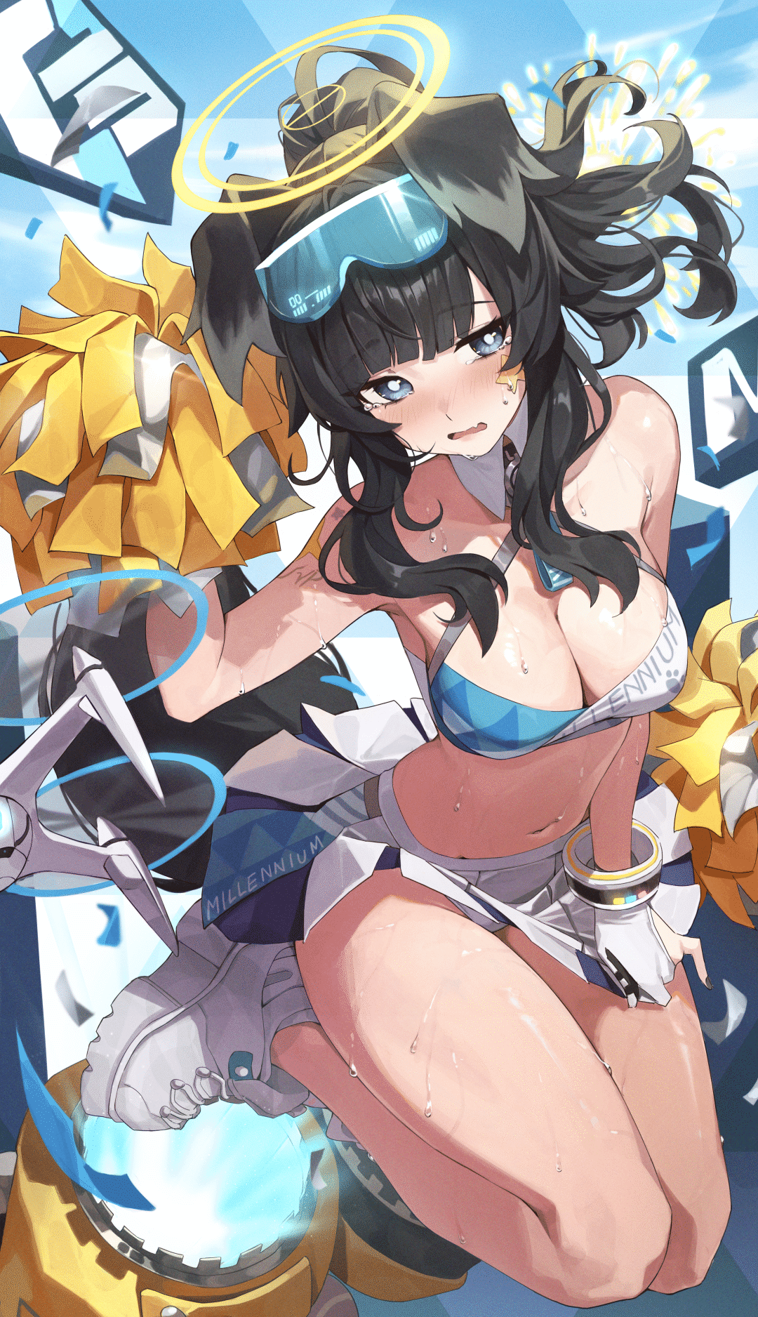 哇哦~啦啦队里的姐姐裙子都那么短的吗? |《碧蓝档案》猫冢响美图合集