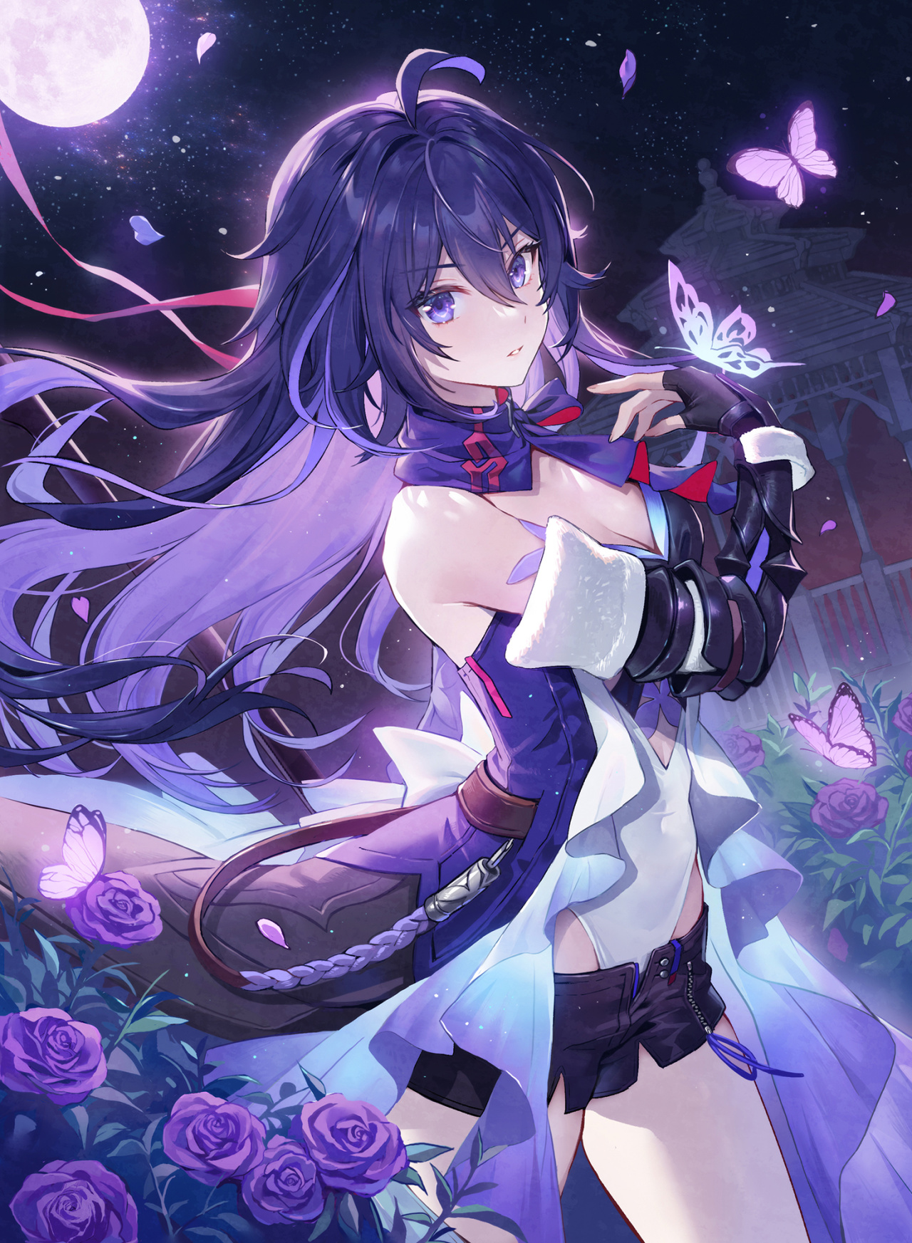 今夜月色真美~ | 月下女孩美图