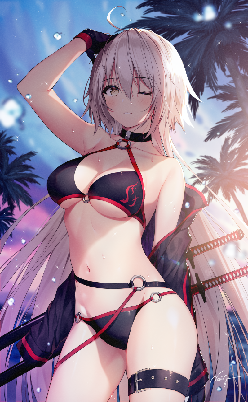 往哪看呐~姐姐够性感吗? | 二次元泳装性感美女图集
