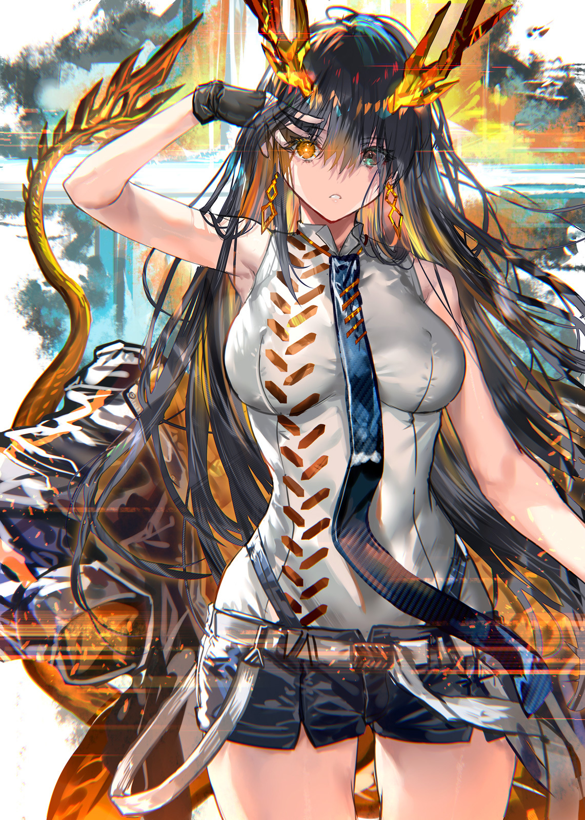 阿玛忒拉斯!| 中二异色瞳女孩美图