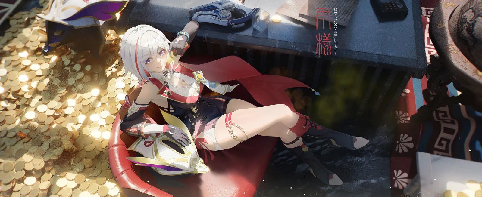 哭哭芙宁娜+肉腿托帕+可爱克拉拉!这期白毛控狂喜!| 触站画师作品精选【11月第2期】