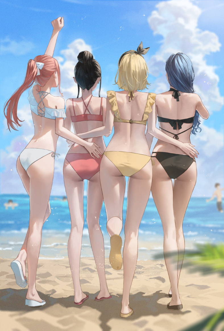 好大胆的泳装~有几个人能拒绝啊? | 【Pixiv】人气榜7月第2期