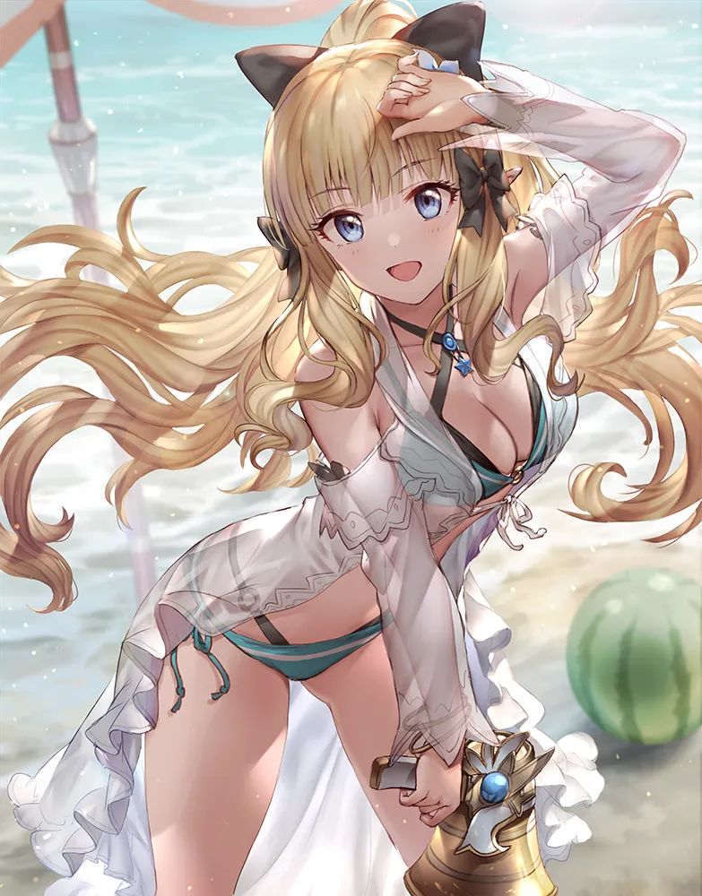 往哪看呐~姐姐够性感吗? | 二次元泳装性感美女图集