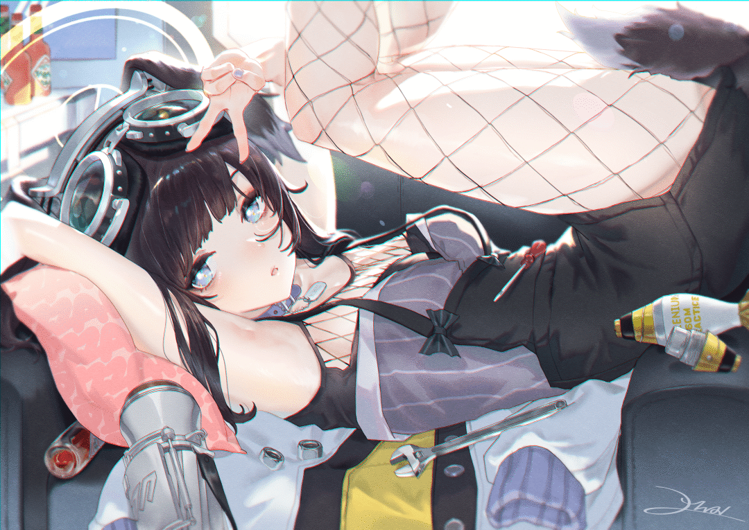 哇哦~啦啦队里的姐姐裙子都那么短的吗? |《碧蓝档案》猫冢响美图合集