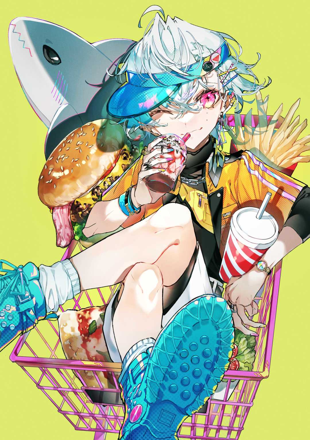 吸溜吸溜~这个腿也太白了!!!【Pixiv】人气榜单3月第4期