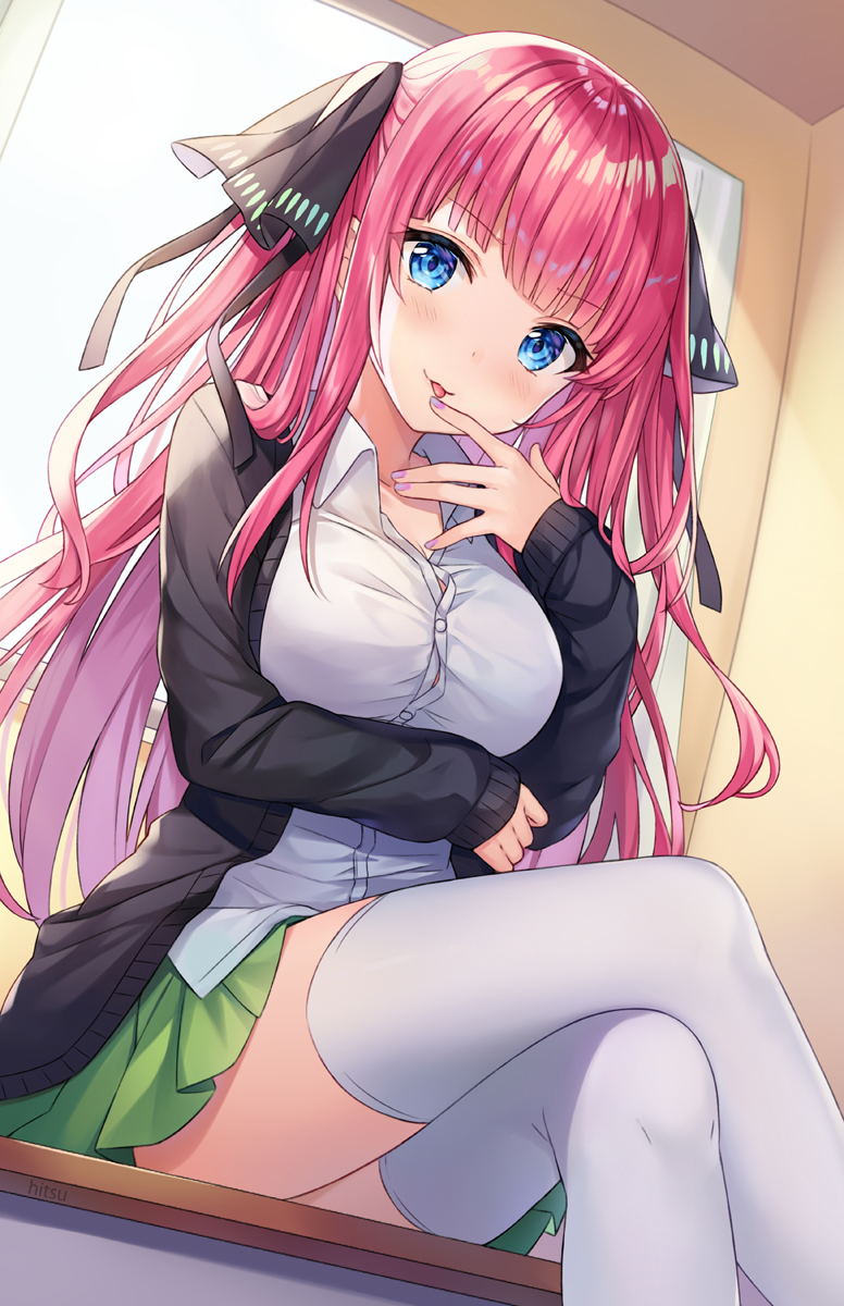 三玖:“你的耳机能借给我听听嘛?” |《五等分的新娘》美图合辑