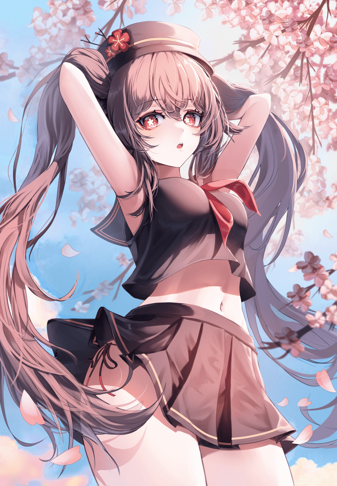 胡桃:“你在看什么呢?” |《原神》胡桃绝美高清壁纸合辑