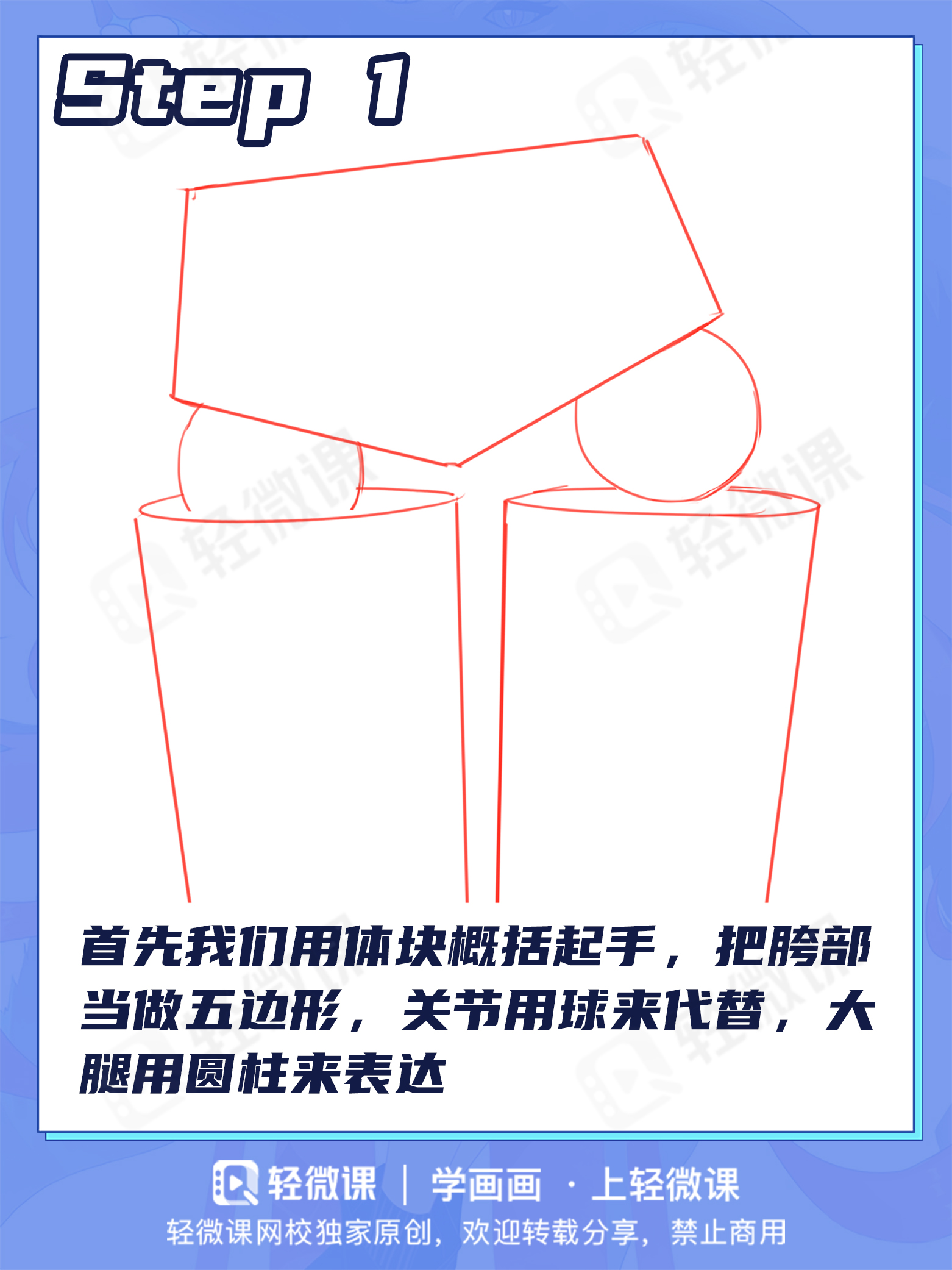 人体废看这里~胯部到底怎么画?