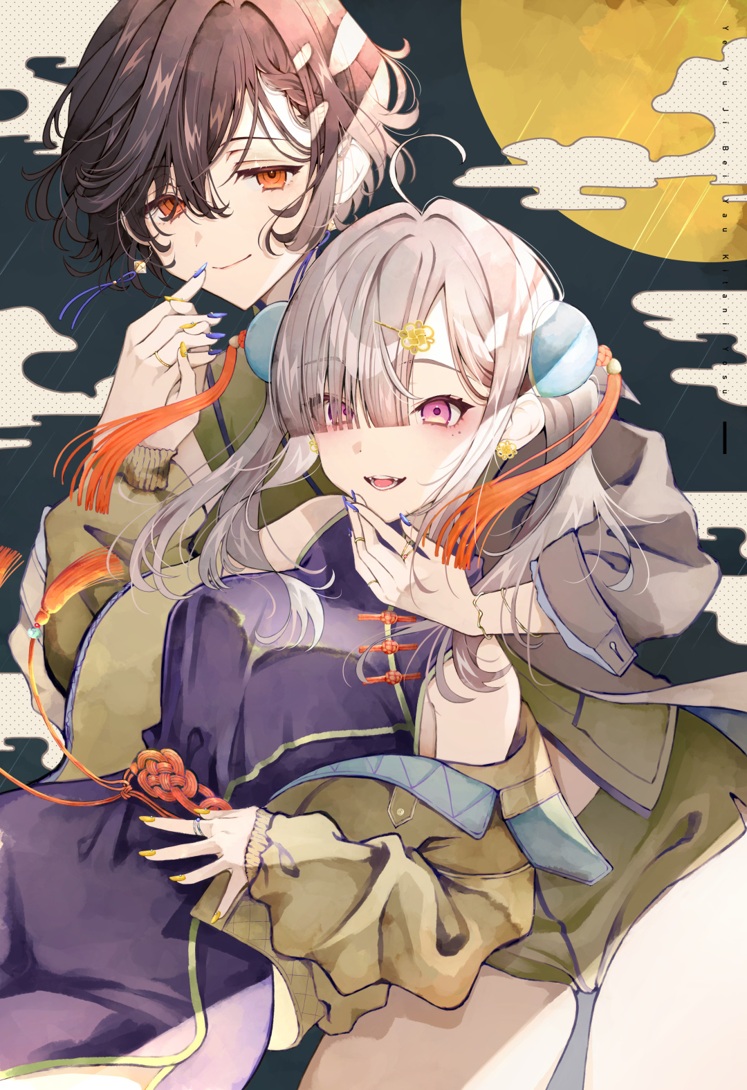 荧:“我们这样的姿势会不会不太好呢?” |二次元百合绝美壁纸合辑