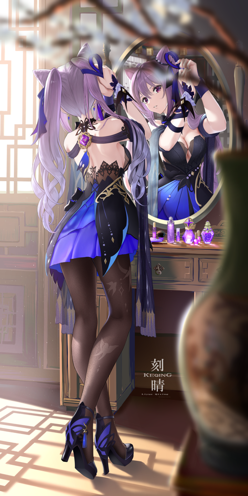 原神刻晴生日美图:可爱猫耳、性感黑丝、又瑟又萌…这样的傲娇女友刚刚好!