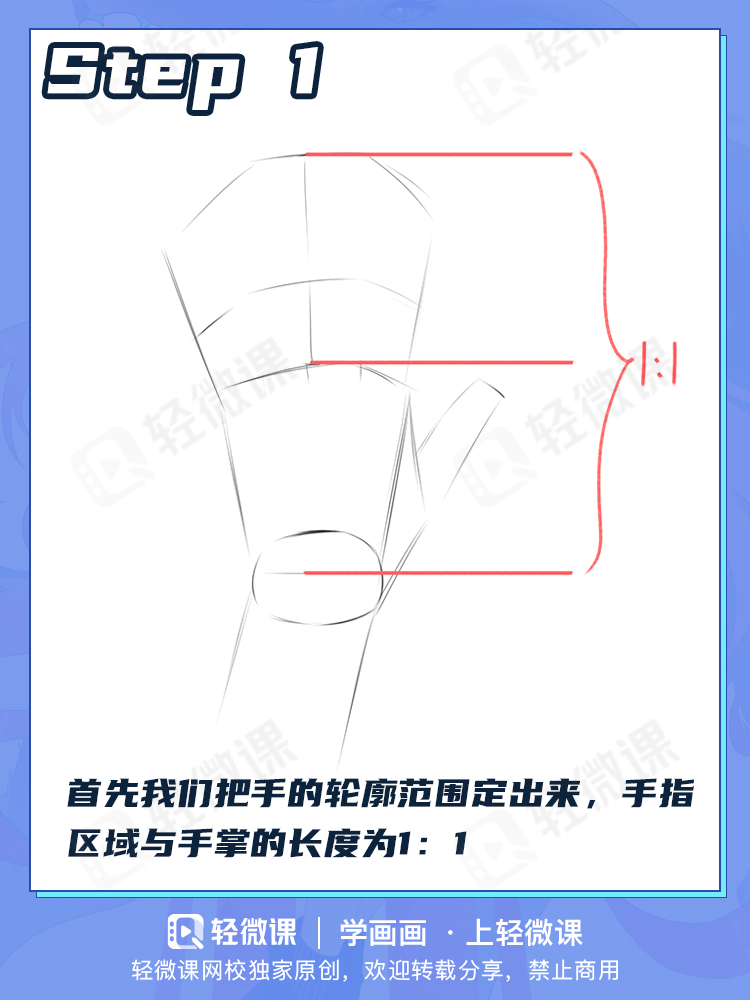 不会画手只能藏起来?看完这期你就会画手了!